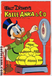 Kalle Anka & C:O 1958 nr 18 omslag serier