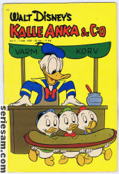 Kalle Anka & C:O 1958 nr 3 omslag serier