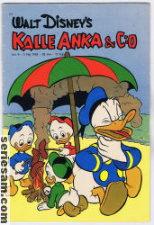 Kalle Anka & C:O 1958 nr 9 omslag serier