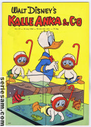Kalle Anka & C:O 1960 nr 19 omslag serier