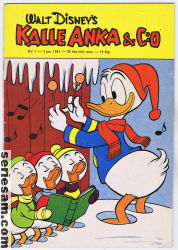 Kalle Anka & C:O 1961 nr 1 omslag serier