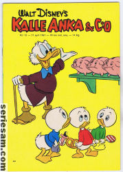 Kalle Anka & C:O 1961 nr 15 omslag serier