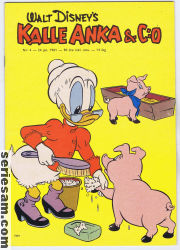 Kalle Anka & C:O 1961 nr 4 omslag serier