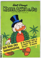 Kalle Anka & C:O 1962 nr 24 omslag serier