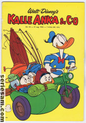 Kalle Anka & C:O 1962 nr 34 omslag serier