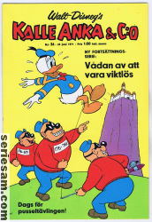 Kalle Anka & C:O 1971 nr 26 omslag serier