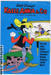 Kalle Anka & C:O 1971 nr 27 omslag serier