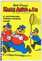 Kalle Anka & C:O 1971 nr 32 omslag serier