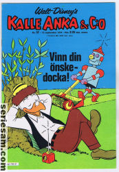 Kalle Anka & C:O 1974 nr 37 omslag serier