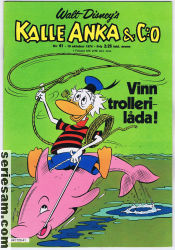 Kalle Anka & C:O 1974 nr 41 omslag serier