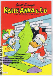 Kalle Anka & C:O 1974 nr 51 omslag serier