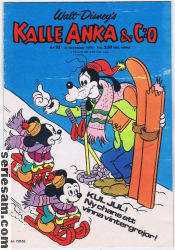 Kalle Anka & C:O 1974 nr 52 omslag serier