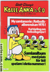Kalle Anka & C:O 1975 nr 15 omslag serier