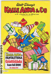 Kalle Anka & C:O 1975 nr 51 omslag serier