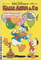 Kalle Anka & C:O 1979 nr 21 omslag serier