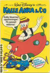 Kalle Anka & C:O 1979 nr 24 omslag serier