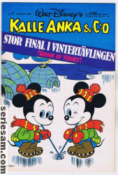 Kalle Anka & C:O 1980 nr 7 omslag serier