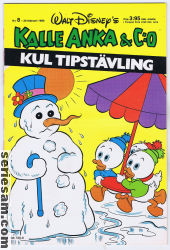 Kalle Anka & C:O 1980 nr 8 omslag serier