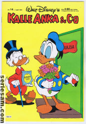Kalle Anka & C:O 1981 nr 14 omslag serier