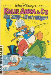 Kalle Anka & C:O 1981 nr 28 omslag serier