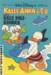 Kalle Anka & C:O 1981 nr 45 omslag serier