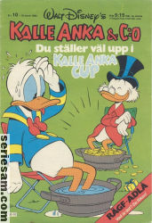 Kalle Anka & C:O 1982 nr 10 omslag serier