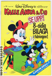 Kalle Anka & C:O 1982 nr 15 omslag serier