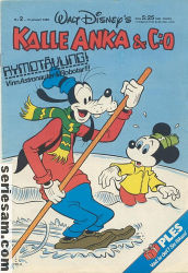 Kalle Anka & C:O 1982 nr 2 omslag serier