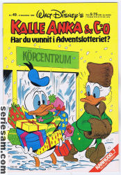 Kalle Anka & C:O 1982 nr 49 omslag serier