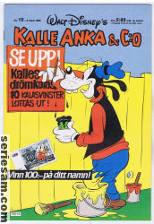 Kalle Anka & C:O 1983 nr 10 omslag serier