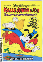 Kalle Anka & C:O 1983 nr 14 omslag serier