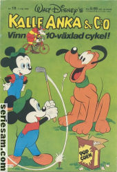 Kalle Anka & C:O 1983 nr 18 omslag serier
