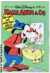 Kalle Anka & C:O 1983 nr 34 omslag serier