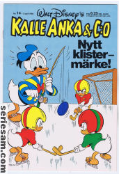 Kalle Anka & C:O 1984 nr 14 omslag serier