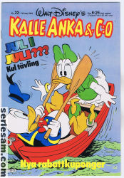 Kalle Anka & C:O 1984 nr 22 omslag serier