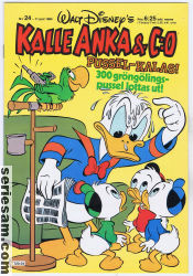 Kalle Anka & C:O 1984 nr 24 omslag serier