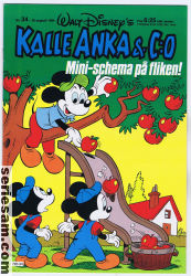 Kalle Anka & C:O 1984 nr 34 omslag serier