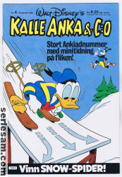 Kalle Anka & C:O 1984 nr 4 omslag serier