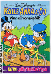 Kalle Anka & C:O 1984 nr 40 omslag serier