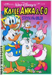 Kalle Anka & C:O 1988 nr 27 omslag serier Kalle Anka & C:O 1988 nr 27 omslag serier