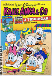 Kalle Anka & C:O 1988 nr 28 omslag serier Kalle Anka & C:O 1988 nr 28 omslag serier