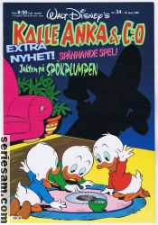 Kalle Anka & C:O 1988 nr 34 omslag serier Kalle Anka & C:O 1988 nr 34 omslag serier