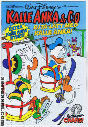 Kalle Anka & C:O 1988 nr 8 omslag serier Kalle Anka & C:O 1988 nr 8 omslag serier
