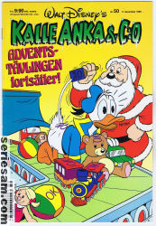 Kalle Anka & C:O 1989 nr 50 omslag serier
