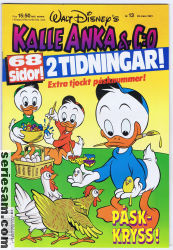 Kalle Anka & C:O 1991 nr 13 omslag serier