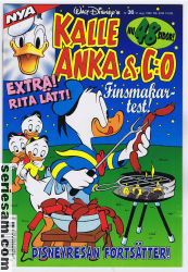 Kalle Anka & C:O 1992 nr 36 omslag serier