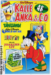 Kalle Anka & C:O 1992 nr 47 omslag serier