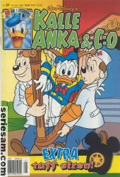 Kalle Anka & C:O 1998 nr 21 omslag serier
