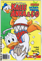 Kalle Anka & C:O 2001 nr 35 omslag serier