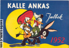 Kalle Ankas julbok 1952 omslag serier